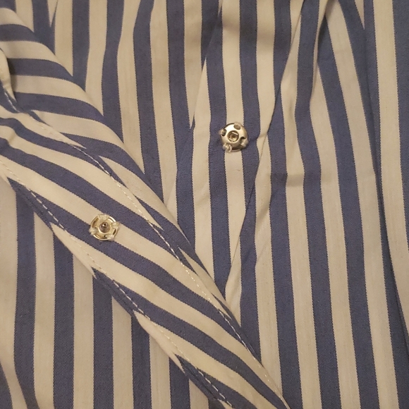 Clover and Sloane Gramercy blue and white striped dress - Picture 7 of 7